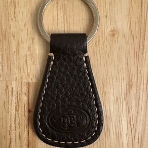Dooney & Bourke Dark Brown Leather Key Holder